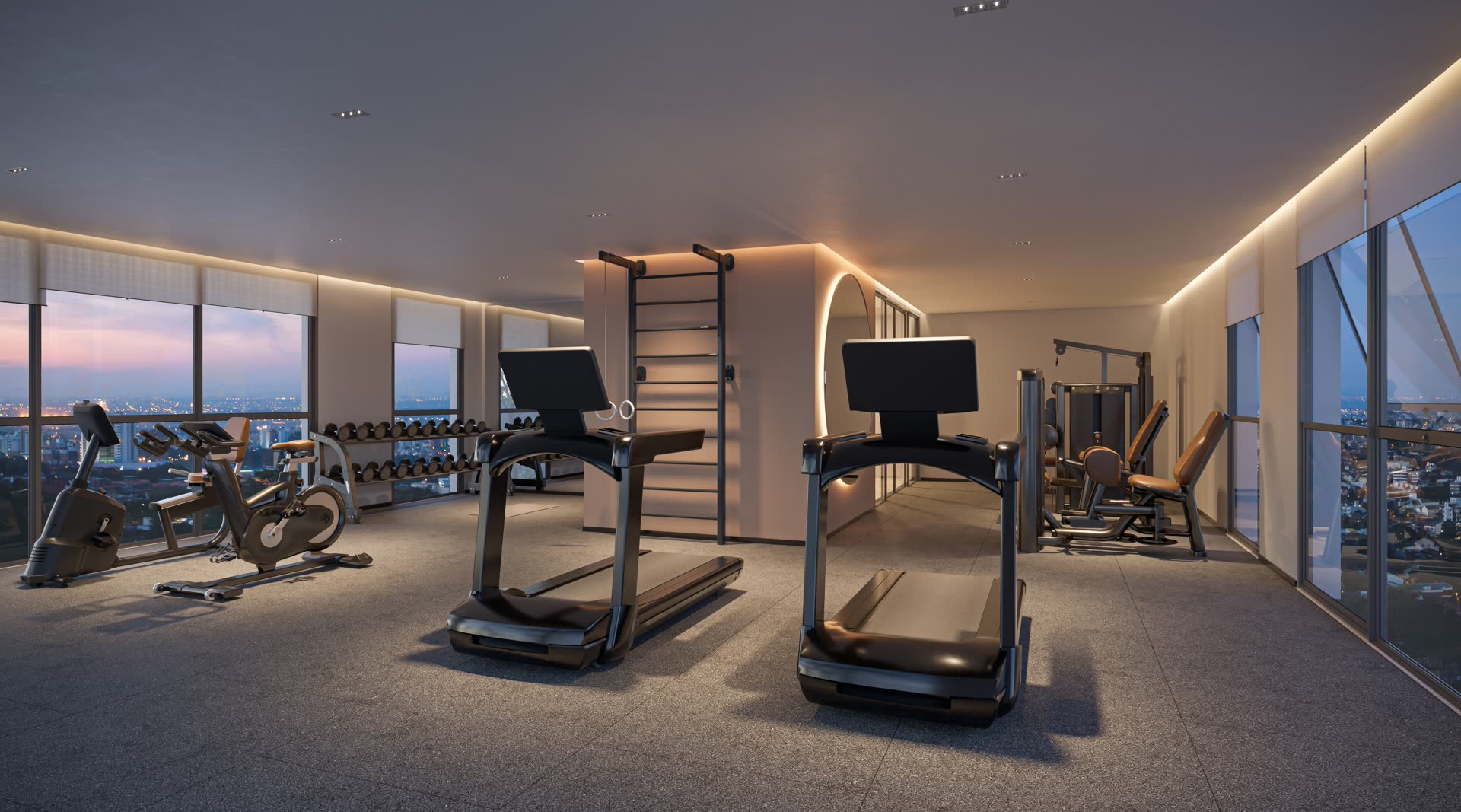 Perspectiva artística do fitness