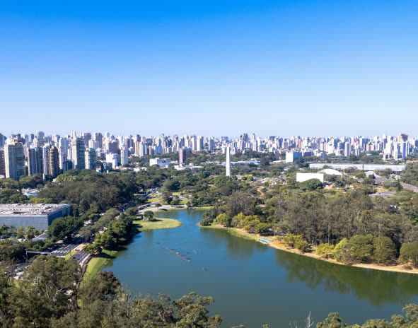 Vista do Parque Ibirapuera
